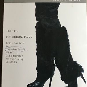 New Real Fox Boot Toppers by Belle Fare